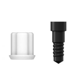 SICwhite CAD/CAM ZERABASE X RB, for bridgework (incl. Screw)