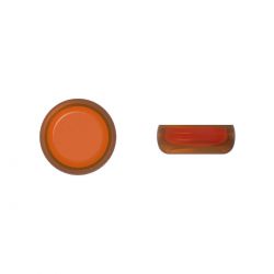 SICwhite Docklocs Repl Male Orange Lght (8/pkg)