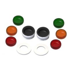 SICwhite Docklocs Lab Set Zirconium, Repl Male (green, orange, red), 2pcs.