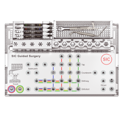 SIC Surgical Tray, Guided Surgery, equipped