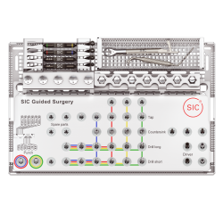 SIC Surgical Tray, Guided Surgery, Washtray, equipped for HEX and SICvantage®