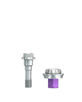 SIC Multi Unit Abutment "Universal 4,8" Ø 4,2 mm, straight, GH 1,0 mm, incl. Carrier