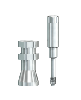 SIC Transfer Abutment "Universal 4.8", Open Tray Technique, incl. SIC Fixation Screw "Universal 4.8" 16.0 mm