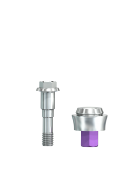 SIC Multi Unit Abutment "Universal 4,8" Ø 4,2 mm, straight, GH 2,0 mm, incl. Carrier