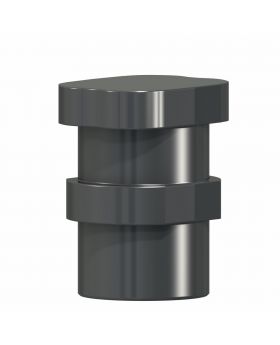 SIC Impression Caps with Click, grey, 5 pieces